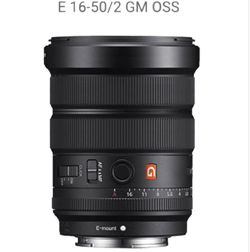 Sony E 16-50nn F2 GM OSS lens