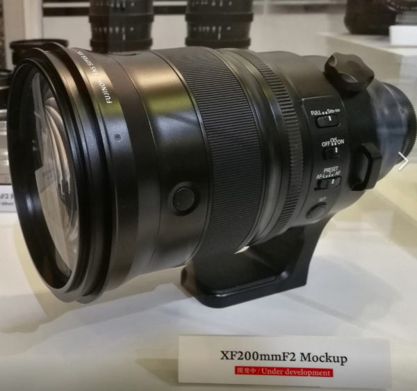 Fujifilm XF 200mm F2 lens