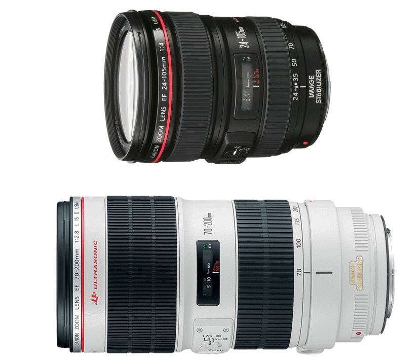 Canon-EF-24-105mm-and-70-200-lens