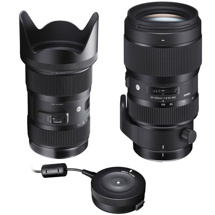 Sigma 18-35 and 50-100 f1.8 DC HSM Art lenses