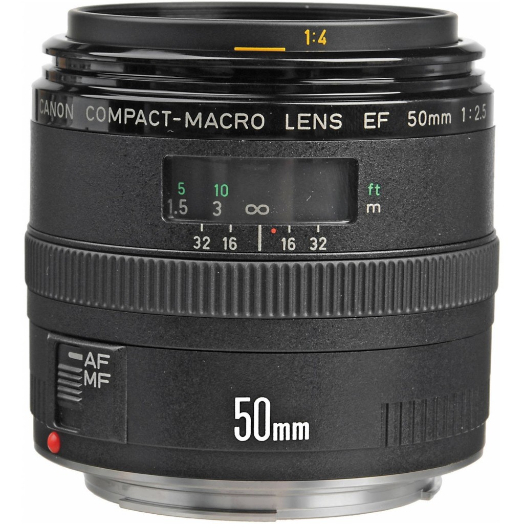 Canon EF 50mm F2.5 Compact Macro lens