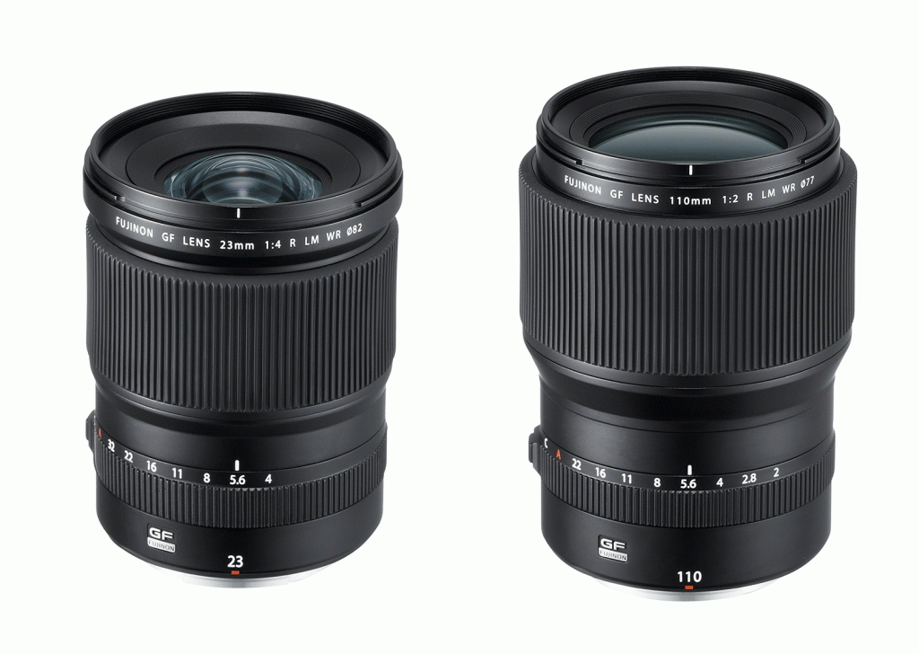 Fujifilm-GF-23mm-f4-and-110mm-F2-lens