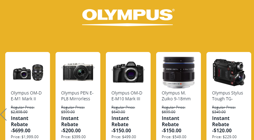 Olympus deals