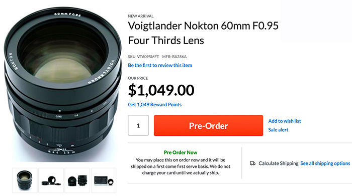 Hot Deals: Save up to $100 on Vogitlander Nokton MFT Lenses